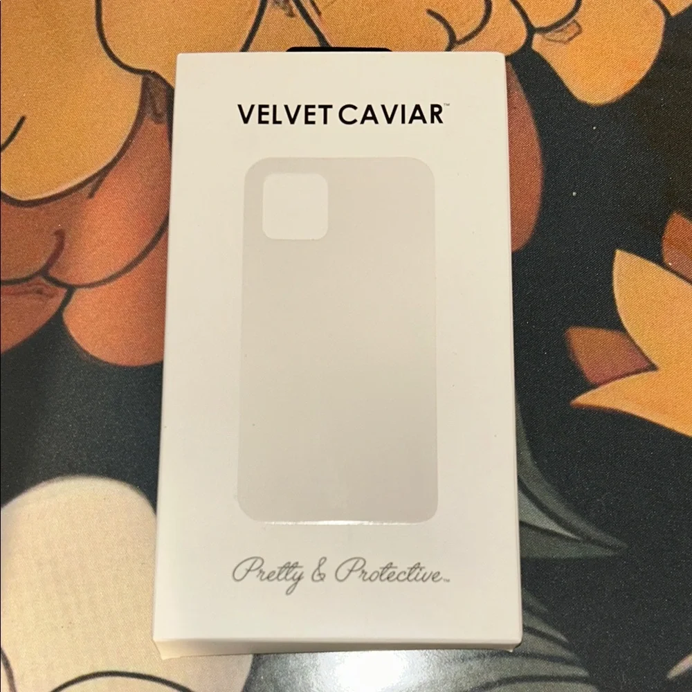 Velvet Caviar Elegant White Phone Case - Picture 1 of 4